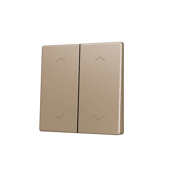 Zennio - ZS55 KNX - Cache pour Bouton Poussoir Soft - Double