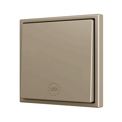 Zennio - ZS70 - Bouton Poussoir Soft - Simple - 1 Entrée