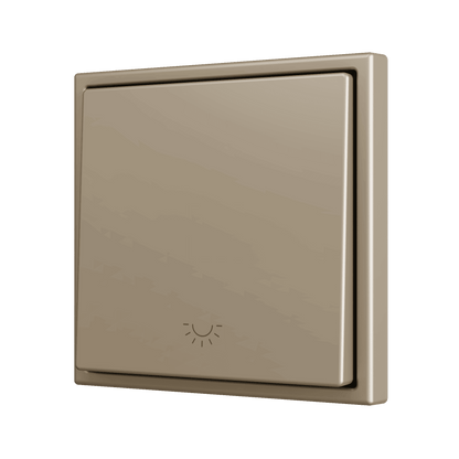 Zennio - ZS70 - Bouton Poussoir Soft - Simple - 1 Entrée - Eclairage