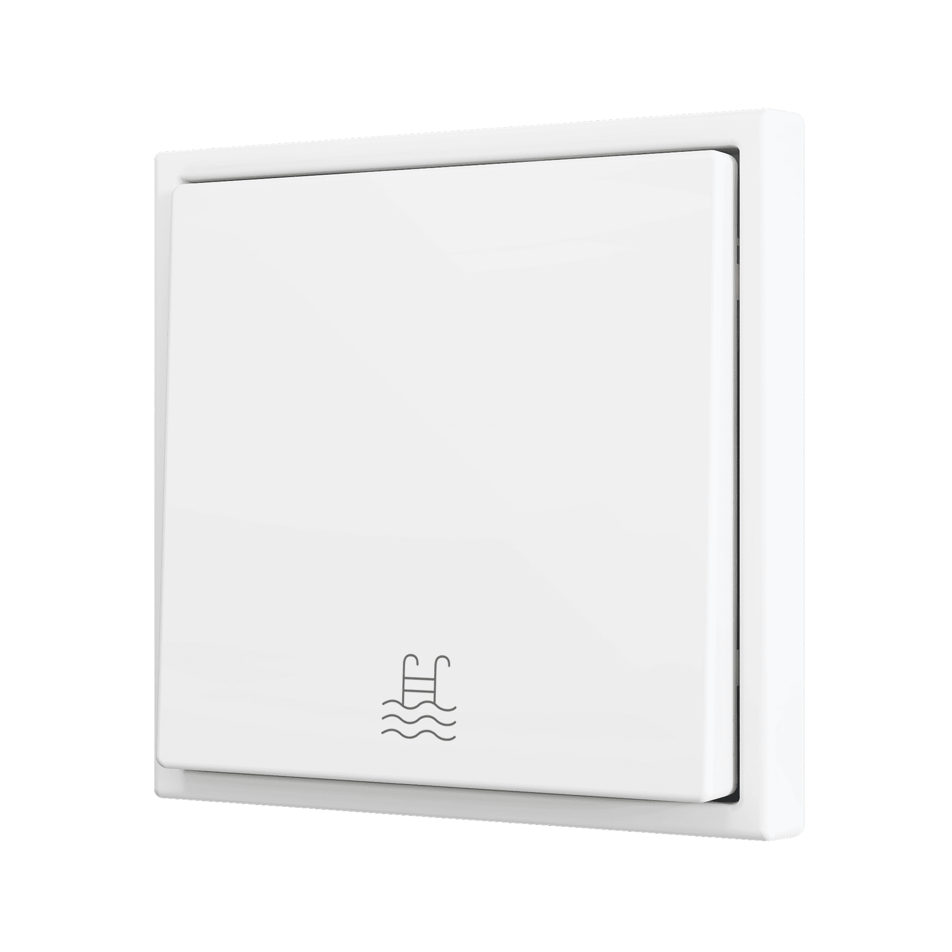 Zennio - ZS70 - Bouton Poussoir Soft - Simple - 1 Entrée