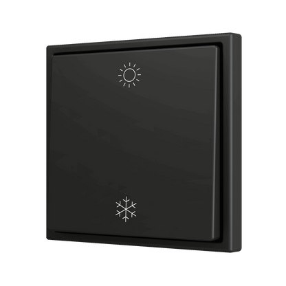 Zennio - ZS70 - Bouton Poussoir Soft - Simple - 2 Entrées