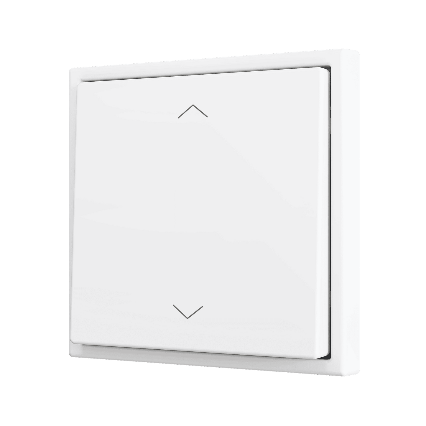 Zennio - ZS70 - Bouton Poussoir Soft - Simple - 2 Entrées - Volet