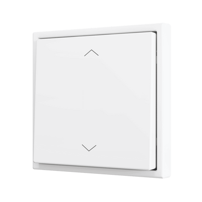 Zennio - ZS70 - Bouton Poussoir Soft - Simple - 2 Entrées - Volet