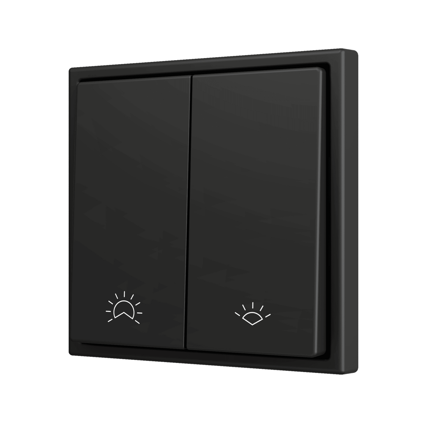 Zennio - ZS70 - Bouton Poussoir Soft - Double - 2 Entrées