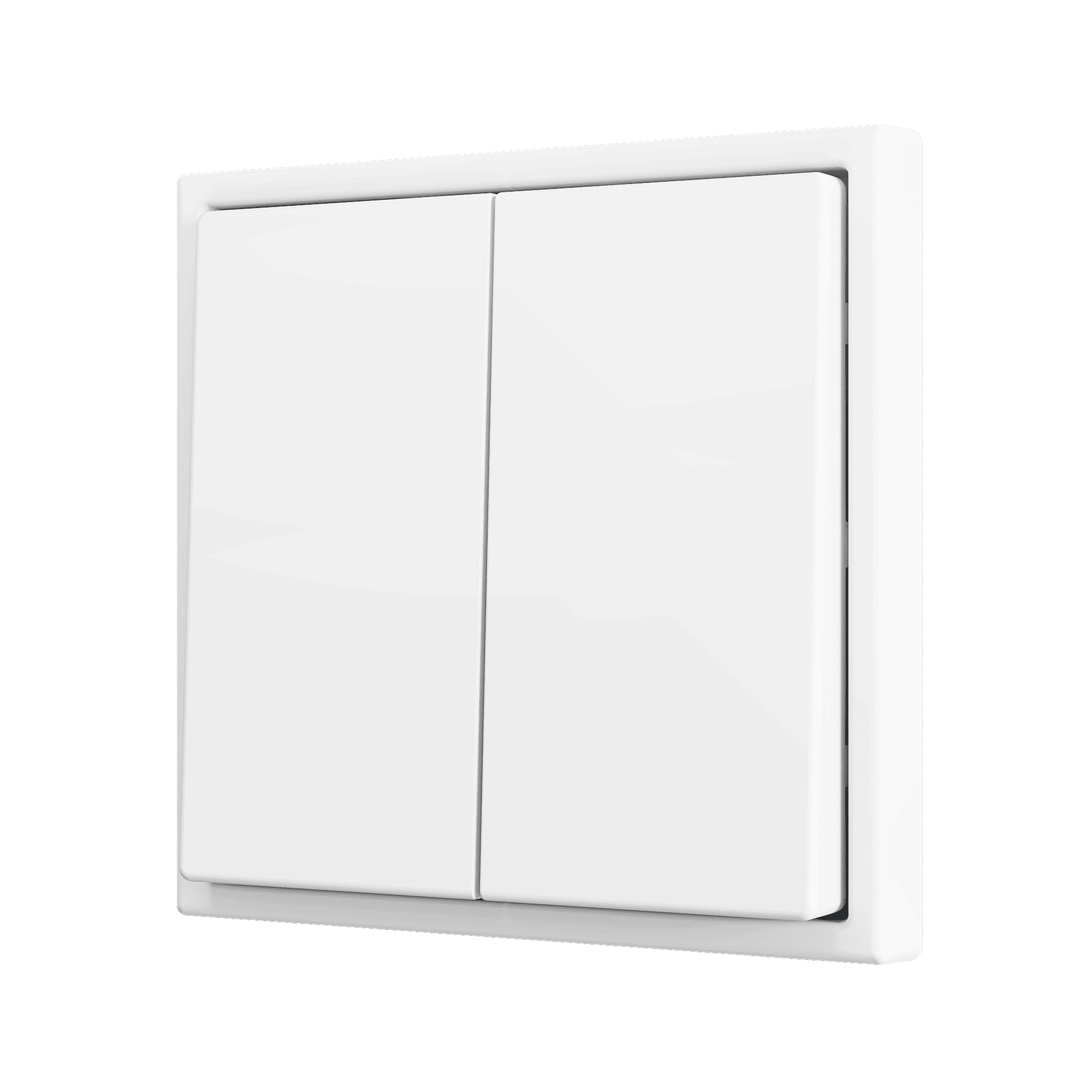 Zennio - ZS70 - Bouton Poussoir Soft - Double - 2 Entrées