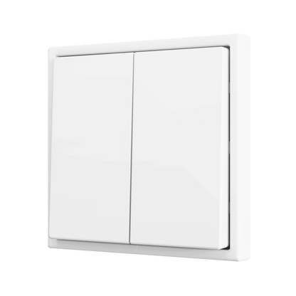 Zennio - ZS70 - Bouton Poussoir Soft - Double - 2 Entrées