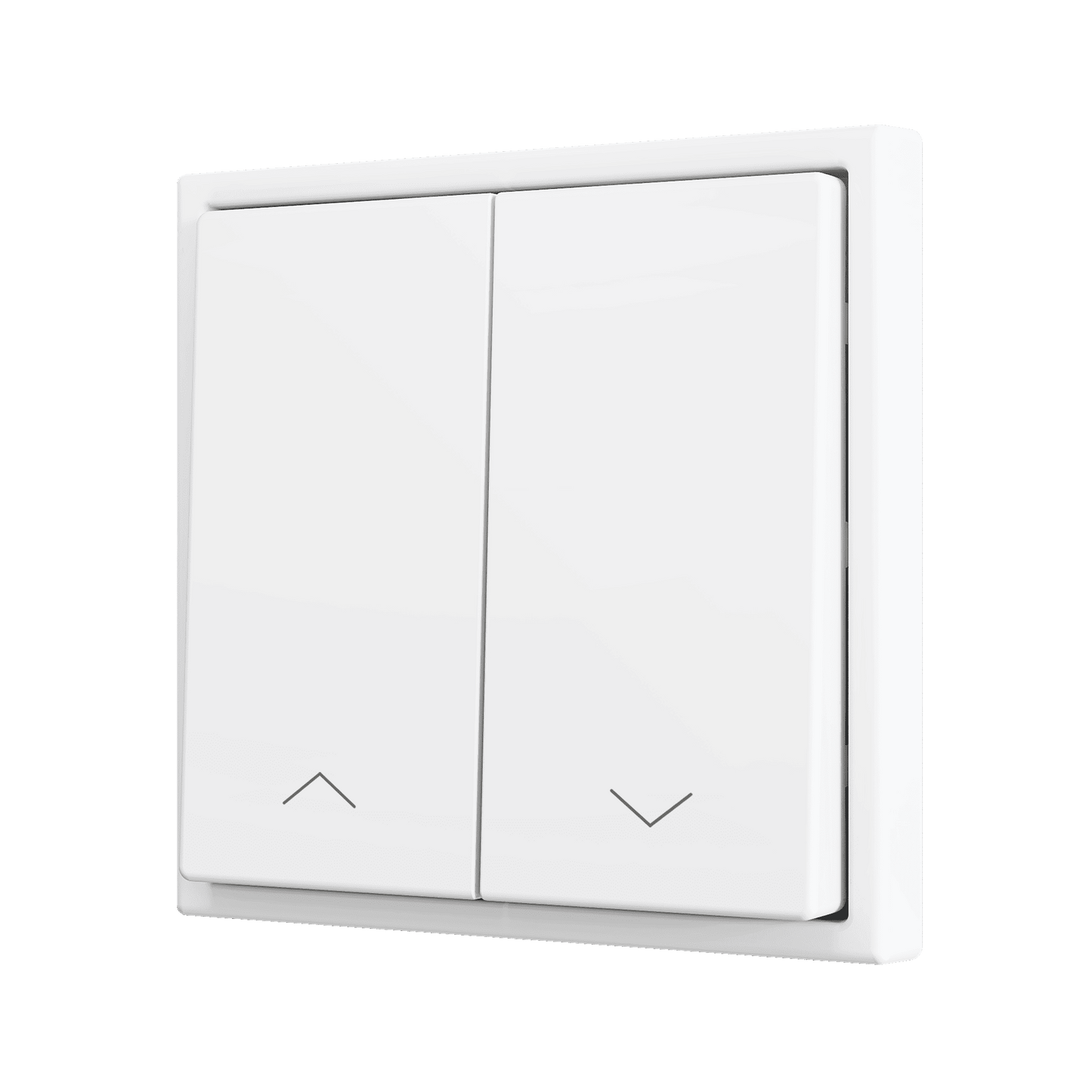 Zennio - ZS70 - Bouton Poussoir Soft - Double - 2 Entrées - Volet