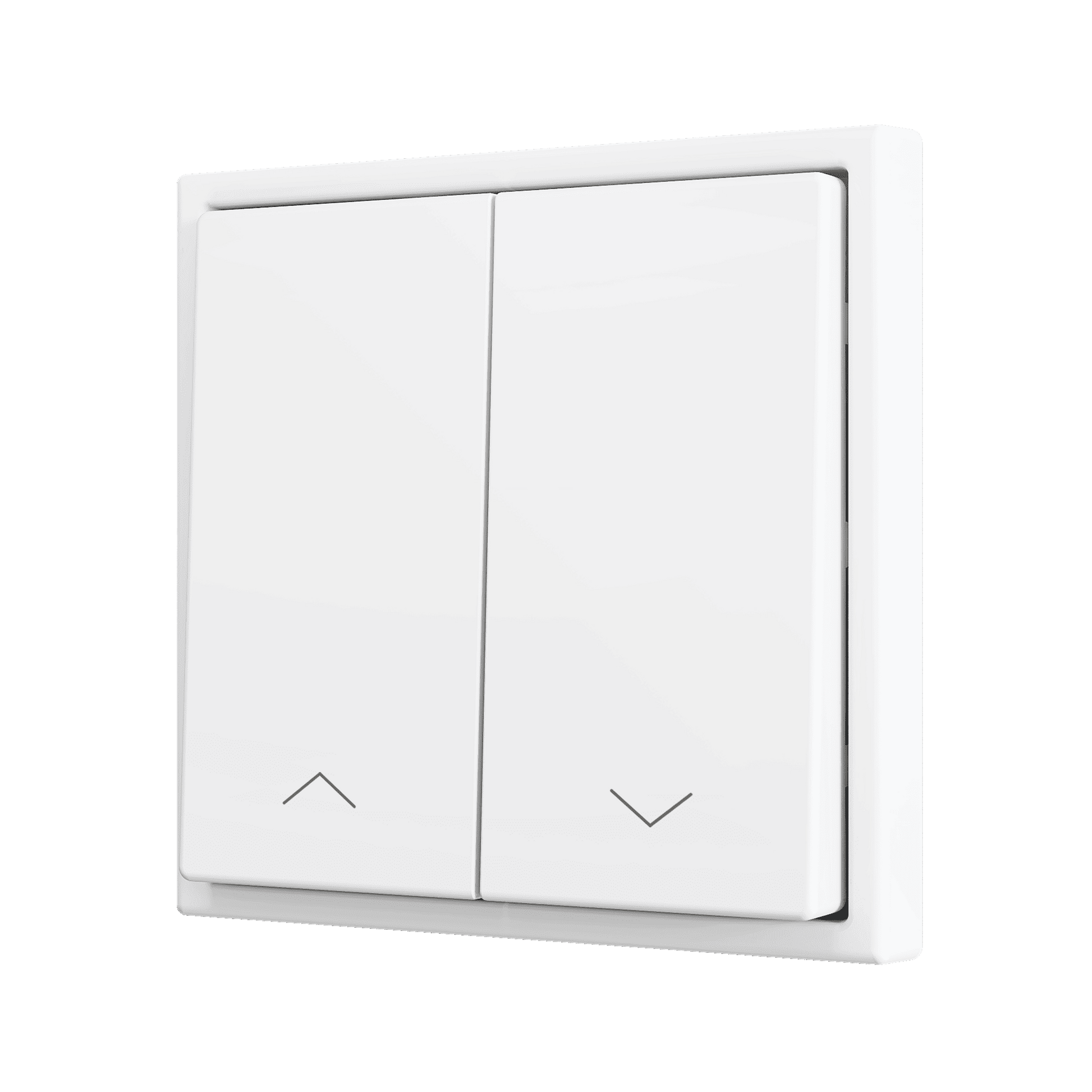 Zennio - ZS70 - Bouton Poussoir Soft - Double - 2 Entrées - Volet