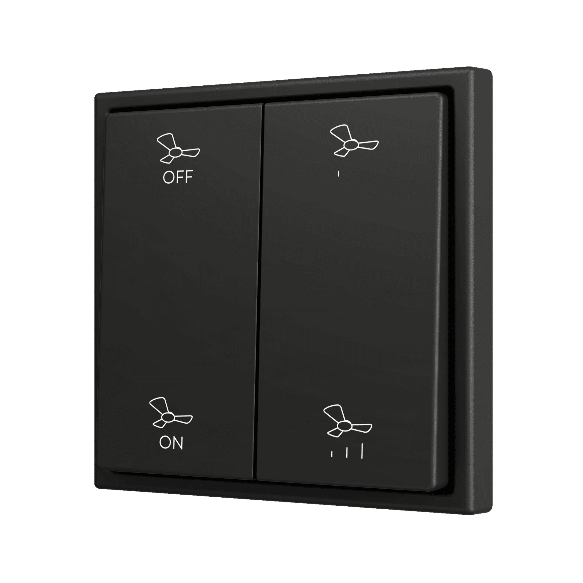 Zennio - ZS70 - Bouton Poussoir Soft - Double - 4 Entrées