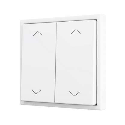 Zennio - ZS70 - Bouton Poussoir Soft - Double - 4 Entrées - Volet