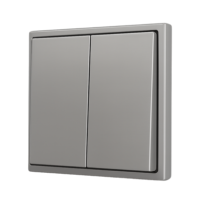 Zennio - ZS70 - Bouton Poussoir Soft - Double - 4 Entrées