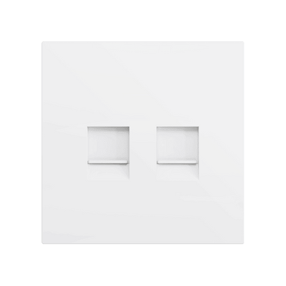 Zennio - ZS70 - Cache pour Prise RJ45 Double