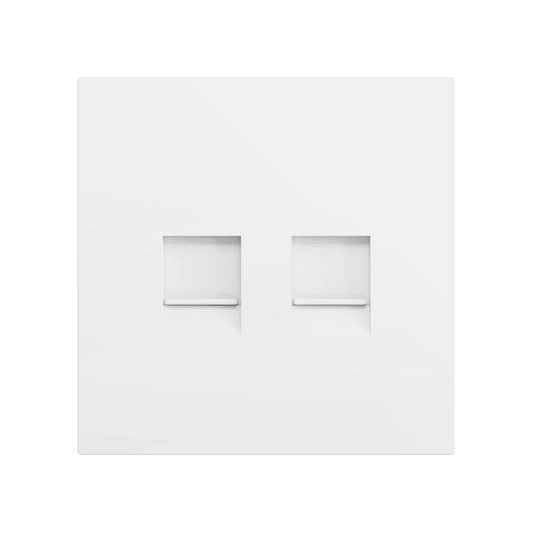 Zennio - ZS70 - Cache pour Prise RJ45 Double