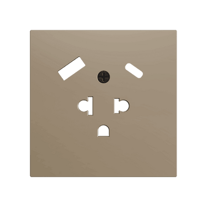 Zennio - ZS70 - Cache pour Prise EU/USA avec USB C + A