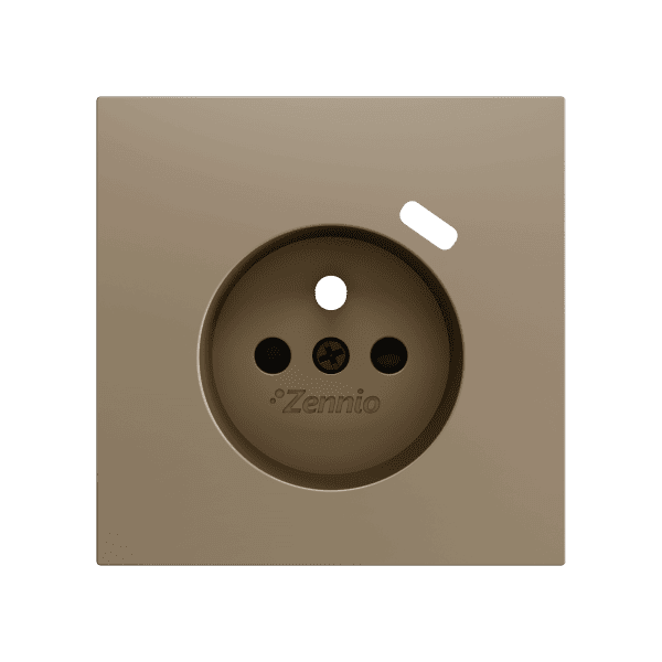 Zennio - ZS70 - Cache pour Prise FR avec USB C