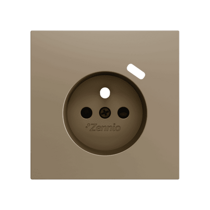 Zennio - ZS70 - Cache pour Prise FR avec USB C