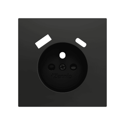 Zennio - ZS70 - Cache pour Prise FR avec USB C + A