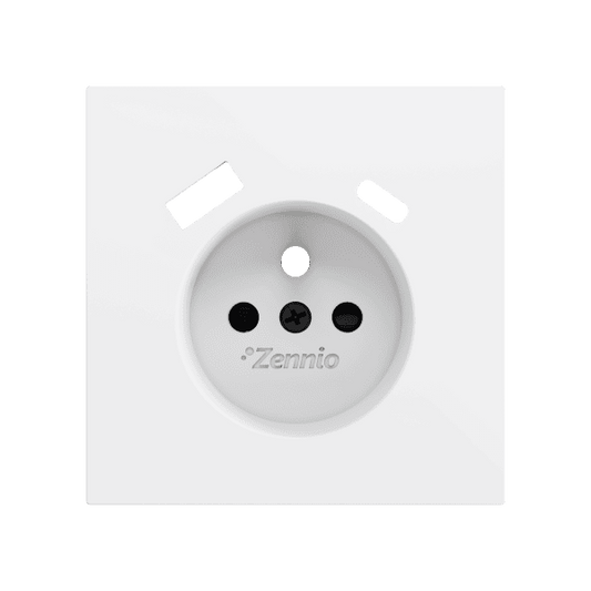 Zennio - ZS70 - Cache pour Prise FR avec USB C + A