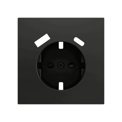 Zennio - ZS70 - Cache pour Prise Schuko avec USB C + A