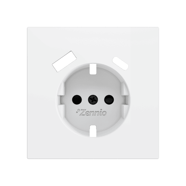 Zennio - ZS70 - Cache pour Prise Schuko avec USB C + A