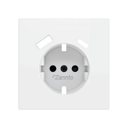 Zennio - ZS70 - Cache pour Prise Schuko avec USB C + A
