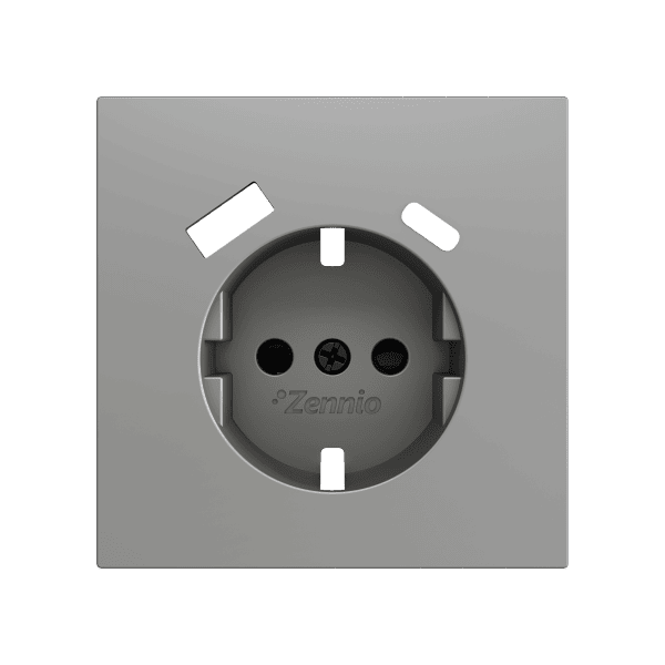 Zennio - ZS70 - Cache pour Prise Schuko avec USB C + A