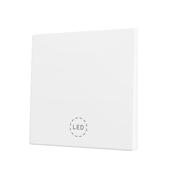 Zennio - ZS70 KNX - Cache pour Bouton Poussoir Soft - Simple