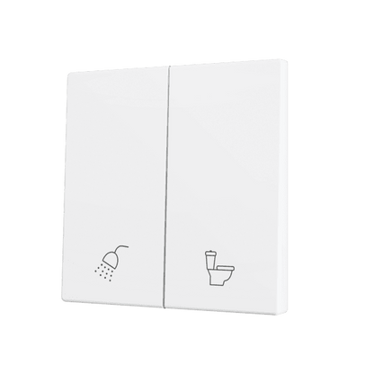 Zennio - ZS70 KNX - Cache pour Bouton Poussoir Soft - Double