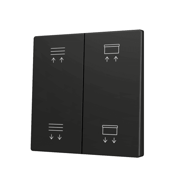 Zennio - ZS70 KNX - Cache pour Bouton Poussoir Soft - Double