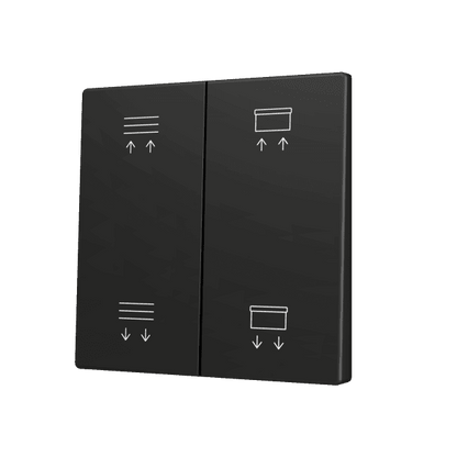 Zennio - ZS70 KNX - Cache pour Bouton Poussoir Soft - Double