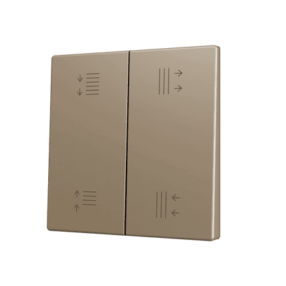 Zennio - ZS70 KNX - Cache pour Bouton Poussoir Soft - Double