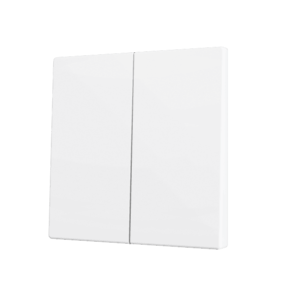 Zennio - ZS70 KNX - Cache pour Bouton Poussoir Soft - Double