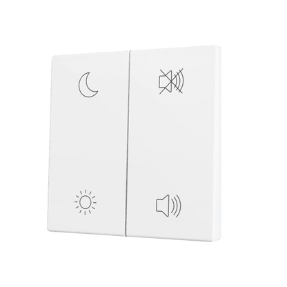 Zennio - ZS70 KNX - Cache pour Bouton Poussoir Soft - Double