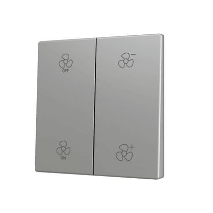 Zennio - ZS70 KNX - Cache pour Bouton Poussoir Soft - Double