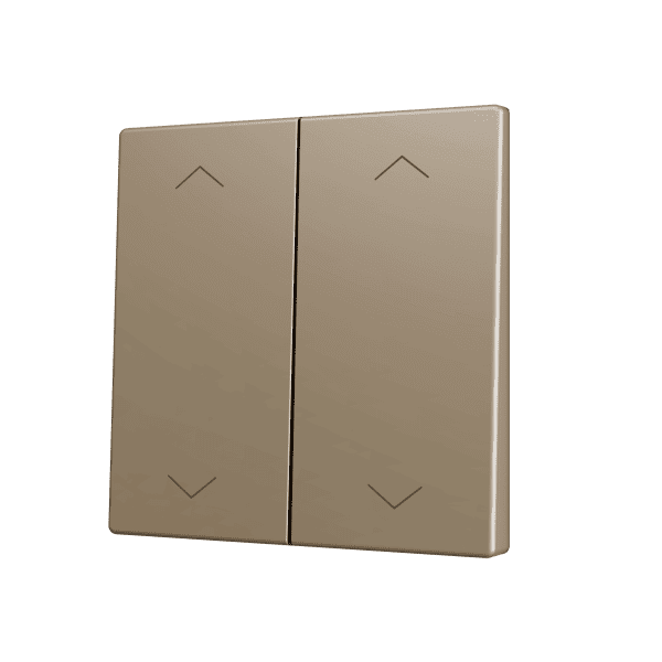 Zennio - ZS70 KNX - Cache pour Bouton Poussoir Soft - Double