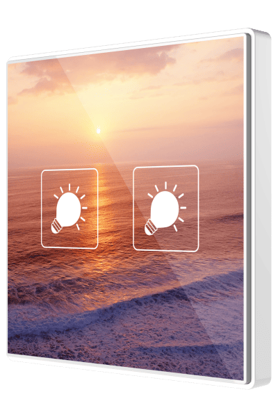 Zennio - Square TMD 2 Boutons