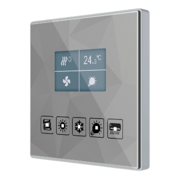 Zennio - Square TMD Display 5 Boutons