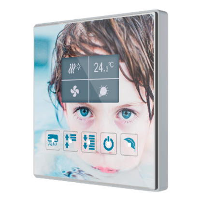 Zennio - Square TMD Display 5 Boutons