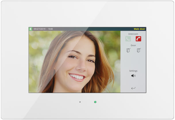 Iddero - HC3-KNX - Glass blanc