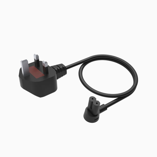 Câble alimentation court 0.35m Noir