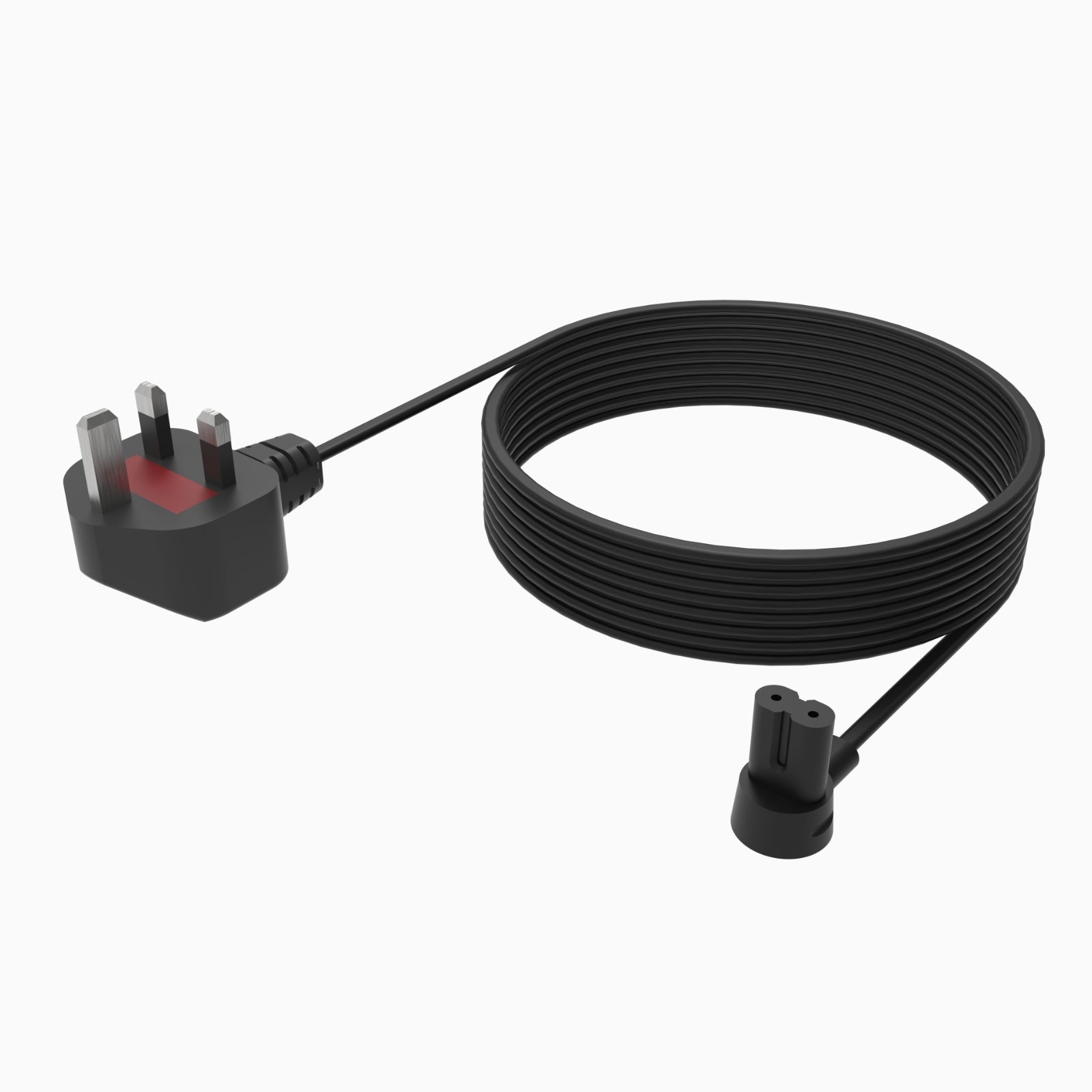 Câble alimentation long 5m Noir